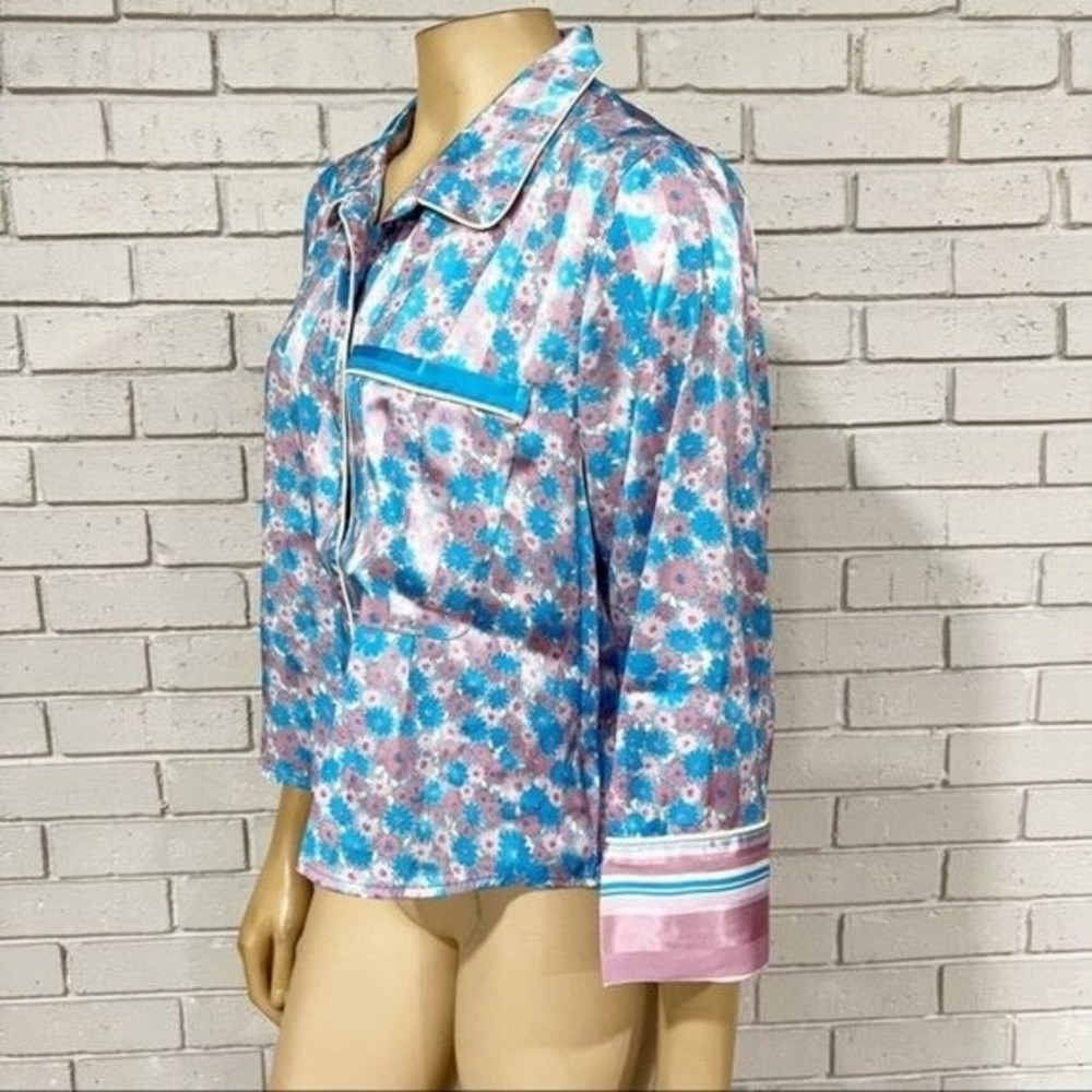 Free‎ People Women's Pillow Talk Satin Short Pajamas - Size Large - Picture 9 of 12